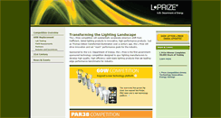 Desktop Screenshot of lightingprize.org